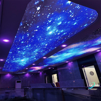 Plafond décoratif Maison 60*60 Cielo Raso En Pvc Plafon 3d Sky Stretch Ceiling Design pour bar
