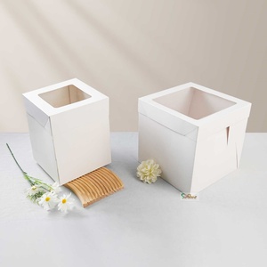 Custom Elegant Printed Baking Gift <b>Boxes</b> Stamping Embossing Lamination Features Tall Cake <b>Boxes</b> - Product Image 5