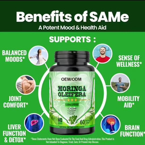 Biocaro Oem <span class=keywords><strong>Moringa</strong></span> <span class=keywords><strong>Capsules</strong></span> Organische <span class=keywords><strong>Moringa</strong></span> Poedersupplement Capsule Groene Superfood Ondersteuning Metabolisme Afslankende Platte Buik - Product Image 4