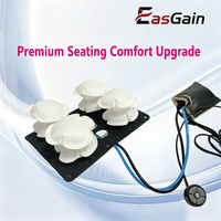 Kit combiné de massage et de soutien lombaire intégré pour siège de voiture |   Modes et intensités réglables |   Accessoires ergonomiques améliorés