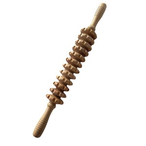 Rodillo de Masaje de Madera Maciza de Nueve Ruedas, Venta Caliente, Masajeador de Meridianos para el Cuidado de la Espalda, Tabla de Guasha, Producto para Aplicación Corporal - Product Image 5