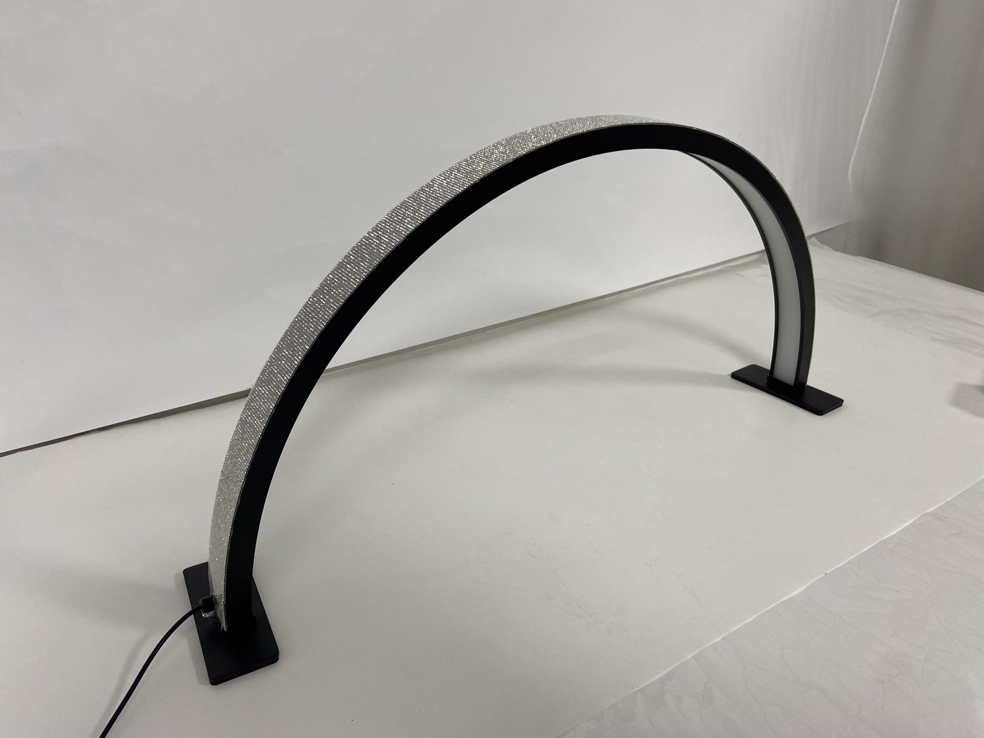 55CM noir avec diamants