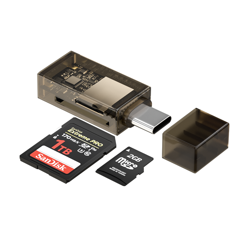 Type-C (Couleur marron transparent)