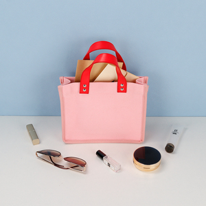 Sacs fourre-tout miniatures en toile personnalisés avec poignée en cuir, fermeture magnétique, écologiques et personnalisables - Product Image 2