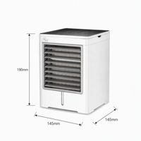 Mini ventilateur de bureau portable alimenté par USB avec télécommande, brumisateur et écran LED pour voiture, 5V, idéal pour petites pièces et dortoirs
