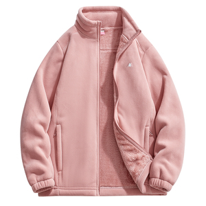 <span class=keywords><strong>Polaire</strong></span> super douce Ollie pour femmes automne/hiver épaissie col montant fermeture éclair <span class=keywords><strong>polaire</strong></span> Softshell doublure intérieure pour hommes - Product Image 5