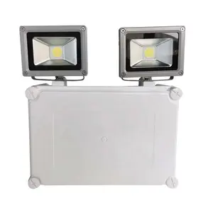 Hoge Lumen Output Ip65 Permanente Led Nood Opladen Licht Noodgeval Twee Koplicht Batterij Bedieningslicht