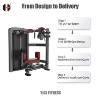 Machine de musculation professionnelle personnalisée en acier, à rotation, à charge par poulie, certifiée CE, vente en gros