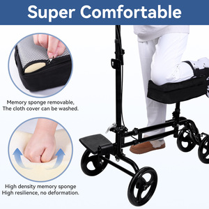 Passenger van knee <b>pad</b> walker with removable <b>pad</b> cover, shock-absorbing knee <b>pad</b> for outdoor use. - Product Image 3