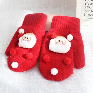 Hot Sale Fashion 3D Aecoration Christmas Gift Hand Soft Knitted <strong>Gloves</strong> Thermal Wool <strong>Gloves</strong> - Product Image 6