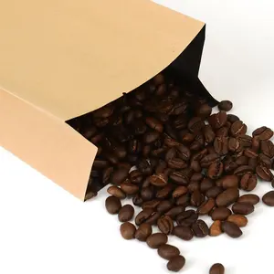 New Arrive Compostable Coffee Bean Tea Packaging 8 Seal Side Gusset Coffee Bag