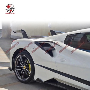 ฝาครอบช่องระบายอากาศด้านหลังคาร์บอนไฟเบอร์สำหรับตกแต่ง F488สไตล์ MSY สำหรับ <span class=keywords><strong>Ferrari</strong></span> <span class=keywords><strong>488</strong></span> <span class=keywords><strong>GTB</strong></span> Spider - Product Image 4