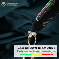Anillo de compromiso y boda de lujo de oro de 18 quilates con diamante cultivado en laboratorio Goldleaf, corte marquesa, color E, personalizado, para aniversario y uso diario