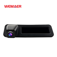 Wemaer OEM ters kamera Mini bölünmüş büyük açı geniş görüş gece görüş CCD Bmw X1 için park sensörü sistemi yedekleme araba kamera
