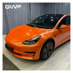 <span class=keywords><strong>Peinture</strong></span> métallisée couleur Ppf Racing Orange TPU PPF Film de protection de véhicule anti-rayures auto-cicatrisant - Product Image 3
