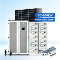 Centrale solaire complète 50 kW 100 kW 200 kW 300 kW 500 kW, système de stockage solaire à batterie lithium haute tension (BESS/ESS) en conteneur 1 MW 2 MW