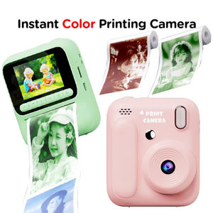 Cámara de Impresión Instantánea para Niños, 4 Rollos de Papel a Color, 48MP, 1080P, Marcos Divertidos, Regalo de Cumpleaños para Niños - Product Image 2