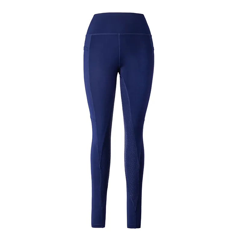 Legging feminina cintura alta assento inteiro de silicone, calça legging justa