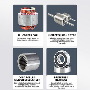 Rekabetçi SIEMENS 1TL000 3 Ac Motor 3 fazlı Ac İndüksiyon elektrik motoru 5kW - Product Image 4