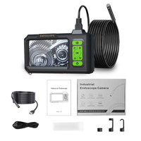Endoscope portable avec écran de 4,3 pouces, objectif de 8 mm, caméra d'inspection de canalisation de 5 m, caméra d'inspection de véhicule, boroscope industriel