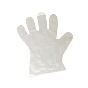 Guanti trasparenti in HDPE guanti in plastica Pe per uso alimentare da cucina trasparenti multiuso economici