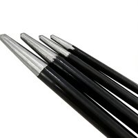 Juego de 4 palancas de despegue de acero al carbono para chapa metálica, herramienta de reparación para la extracción de inyectores de combustible Common Rail de coches diésel