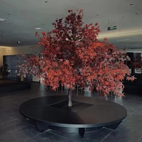 NINI Arbre Bonsaï Artificiel en Fibre de Verre Haute Simulation, Décoration Intérieure Faite à la Main, Écologique, pour Noël, Pâques, Mariage
