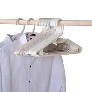 HYB OEM Kleiderbugel Japanese Simple Adult Plastic Hangers for Cloths