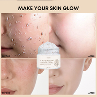 Soin coréen pour la peau : Gommage visage à la noix, beurre de karité et centella asiatica – Nettoyage en profondeur, affinage des pores, exfoliant, lissant et hydratant