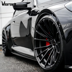 Viorock ล้ออะไหล่สำหรับรถสีดำ18 19 21 22นิ้ว5*112 5*114.3ล้อ forgeiato แบบปรับแต่งได้สำหรับรถเบนซ์รถโตโยต้า - Product Image 1