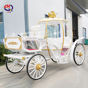 Carrosse Royal Électrique Personnalisé pour Mariage, Calèche Hippomobile de Tourisme à Vendre - Product Image 4