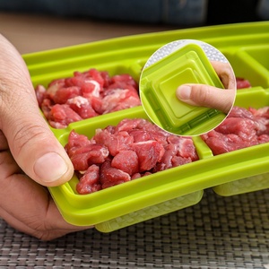 2sets Food Preparation <b>Box</b> Frozen Meat Crisper Freezer Refrigerator Storage <b>Box</b> Sealed for Kitchen - Product Image 5