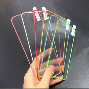 Protections d'Écran Anti-Rayures Lumineuses pour <span class=keywords><strong>iPhone</strong></span> 16 15 14 11 12 13 Pro Max X XR XS <span class=keywords><strong>XSMAX</strong></span>, Couverture Intégrale HD Transparente en Verre Trempé 9H - Product Image 5