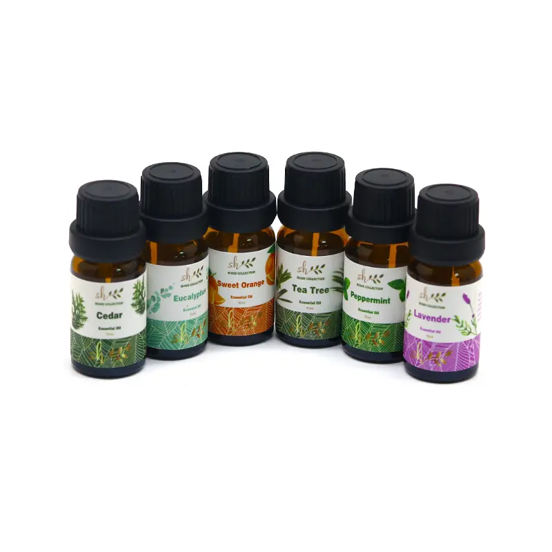 Puur Natuurlijke Etherische Olie Set Op Maat Logo Massage Olie Diffuser Therapeutische Kwaliteit Ontspannende Etherische Olie In Bulk