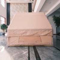 Tente gonflable portable étanche à porte unique MT MT-C001 Darkroom Technology de 6,3 m² en tissu Oxford 210D double couche