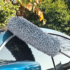 Precio de fábrica, herramientas de limpieza de coches, cepillo de microfibra para coches, fregona de lavado, plumero de mano extensible para coches - Product Image 2