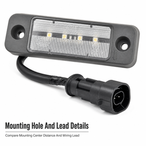 Gruppo Luce Targa Posteriore per Autobus Commerciale, Illuminazione Carrozzeria Pullman, Ricambio per Manutenzione e Installazione - Product Image 3