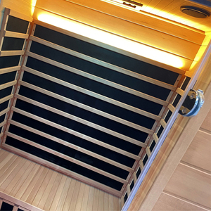 Sauna en bois de pruche de qualité commerciale pour 2 personnes avec contrôle de la température et éclairage LED pour hôtel et <span class=keywords><strong>centre</strong></span> de spa - Product Image 5