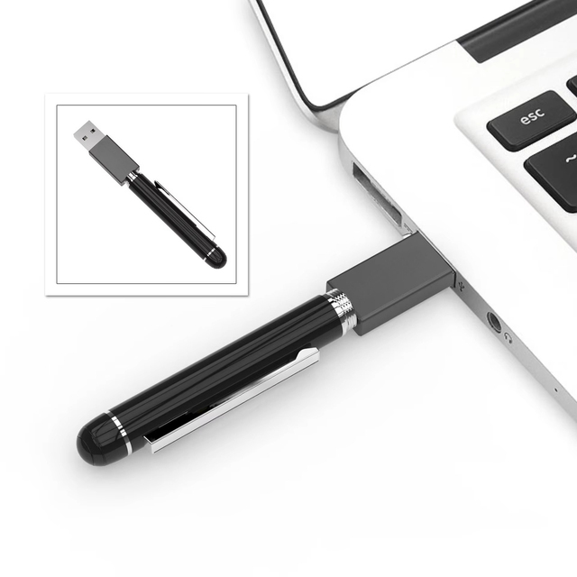 8GB-128GB Recording Pen Multifunction USB 3.1 Flash Drives, Portable Plug and Play Memory Stick, Data Storage Jump Drive
