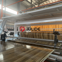 Meistverkaufte Umweltfreundliche WPC PVC Vinyl-Bodenproduktionslinie SPC Bodenbelag Fliesen Laminierung Marmorplatte Herstellung Filamentplatten