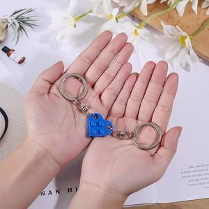 Porte-clés Cœur Assorti en Briques – Cadeau pour Lui, Elle, Petit Ami, Petite Amie – Noël, Mariage, Anniversaire - Product Image 6