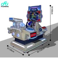 Jeu à pièces, jeu de course de moto dynamique, machine de jeu de course de moto de simulation dynamique en salle pour enfants.