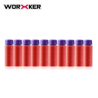 Dardos Cortos de Espuma Worker Toy Gen2, Peso Ligero y Pesado, con Soporte, Último Modelo, Paquete de 200