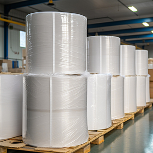 Rouleau géant d'étiquettes mères auto-adhésives en papier BOPP PE acrylique, résistant à la chaleur, durable et imperméable, pour OEM - Product Image 3