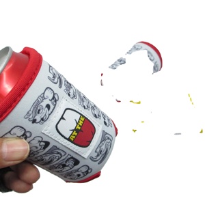 RYO Custom 12oz Neoprene Sports Beer Coolies with Digital Printing Collapsible Can <b>Cooler</b> for Holidays - Product Image 2
