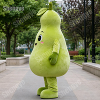 Shengye Toys Op Maat Gemaakt Zachte Pluche Dierenoutfit Groene Kalebas Fruit Mascottekostuum EVA Bedrijf Buitenmerk Winkel Marketing Evenement
