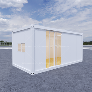 Moderno lusso Flat Pack <span class=keywords><strong>casa</strong></span> contenitore prefabbricata in acciaio per alberghi negozi uso domestico direttamente dalla fabbrica - Product Image 5