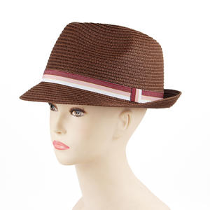 여자 남자 UPF 50 + 밀짚 페도라 모자 패키지 짧은 챙 롤업 트릴비 모자 파나마 여름 해변 태양 모자 - Product Image 2