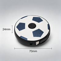 Cable USB C Retráctil con Tema de Fútbol Personalizado, Cable de Carga Rápida con Fidget Spinner y Soporte para Teléfono para Todos los Teléfonos Inteligentes