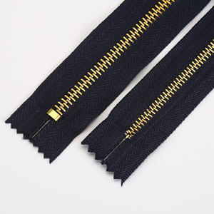 سحاب معدني نحاسي عالي الجودة مفتوح الطرف ذاتي القفل 5 #   مشابك على شكل حرف Y للسترات والملابس والحقائب والأحذية من الصين - Product Image 5